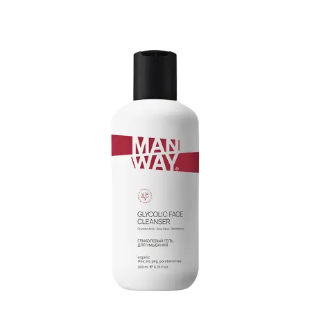 MAN WAY Гель гликолевый для умывания / GLYCOLIC FACE CLEANSER 200 мл - 1