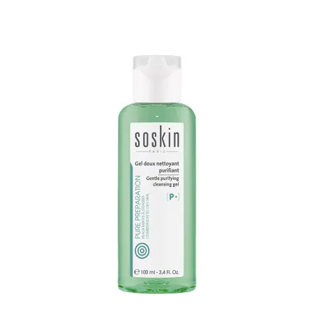 SOSKIN Гель очищающий для комбинированной кожи / P+ Gentle Purifying Cleansing Gel 100 мл - 1