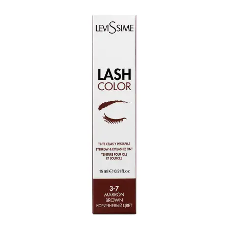 LEVISSIME Краска для бровей и ресниц, № 3.7 коричневый / Lash Color 15 мл - 2