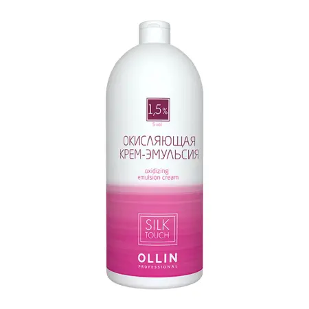 OLLIN PROFESSIONAL Крем-эмульсия окисляющая 1,5% (5vol) / Oxidizing Emulsion cream SILK TOUCH 1000 мл - 1