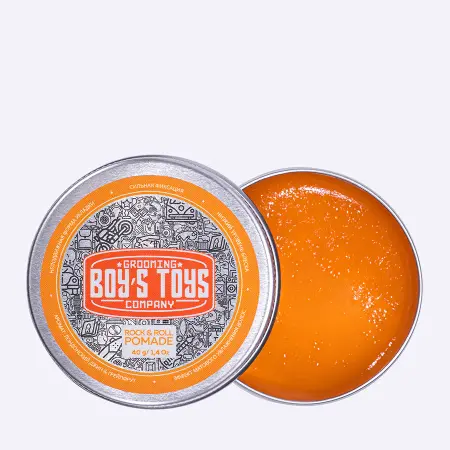 BOY S TOYS Помада для укладки волос сильной фиксации со средним уровнем блеска / Boy s Toys Кастом Pomade 40 мл - 3