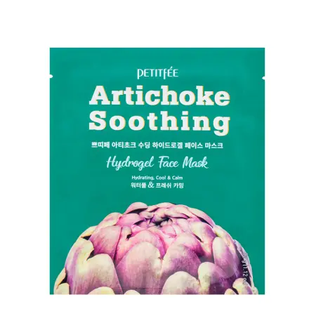 PETITFEE Маска гидрогелевая освежающая с экстрактом артишока для лица / Artichoke Soothing Hydrogel Face Mask 32 гр - 1