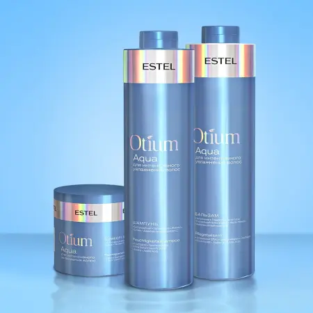 ESTEL PROFESSIONAL Шампунь для интенсивного увлажнения волос / OTIUM AQUA 1000 мл - 3