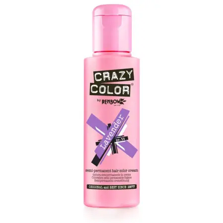 CRAZY COLOR Краска для волос, лавандовый / Crazy Color Lavender 100 мл - 2