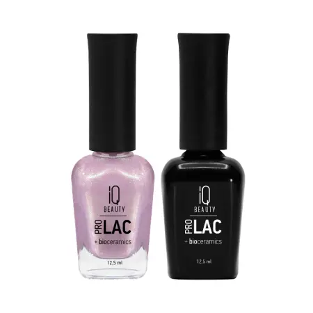 IQ BEAUTY 049 лак для ногтей укрепляющий с биокерамикой / Nail polish PROLAC + bioceramics 12.5 мл - 4