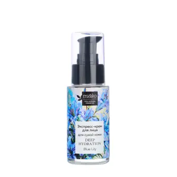 Крем-экспресс для лица для сухой кожи / Deep Hydration Blue Lily 30 мл