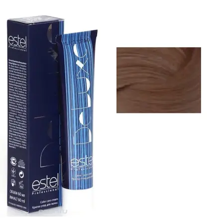 ESTEL PROFESSIONAL 8/7 краска для волос, светло-русый коричневый / DELUXE 60 мл - 1