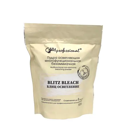 GERA Professional Пудра осветляющая многофункциональная безаммиачная / Blitz Bleach 500 гр - 1
