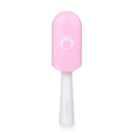 SOLOMEYA Расческа для чувствительной кожи головы в футляре, розовая / Hair Brush for sensitive scalp Pink - 4