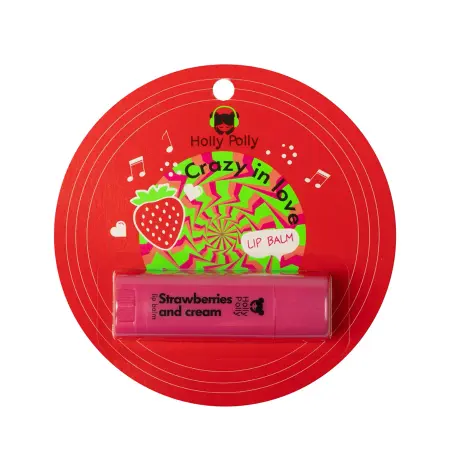 HOLLY POLLY Бальзам для губ, клубника со сливками / Crazy in love 4,9 гр - 3