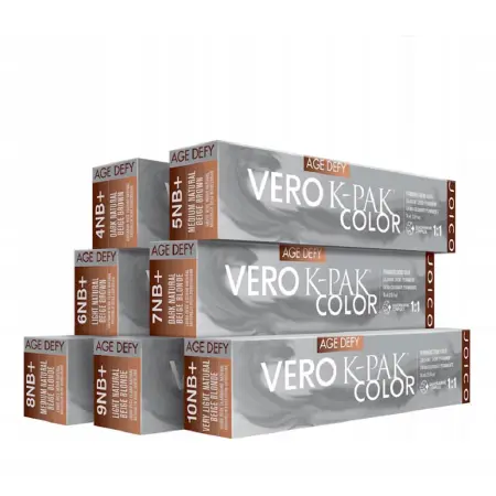 JOICO 8NG+ крем-краска стойкая для волос / Vero K-Pak Color Age Defy Medium Natural Blonde 74 мл - 4