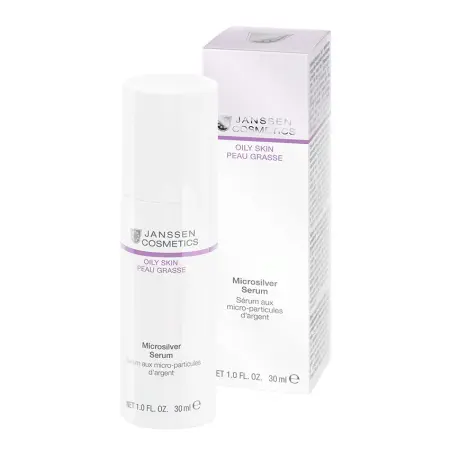 JANSSEN COSMETICS Сыворотка с антибактериальным действием для жирной, воспаленной кожи / Microsilver Serum OILY SKIN 30 мл - 3