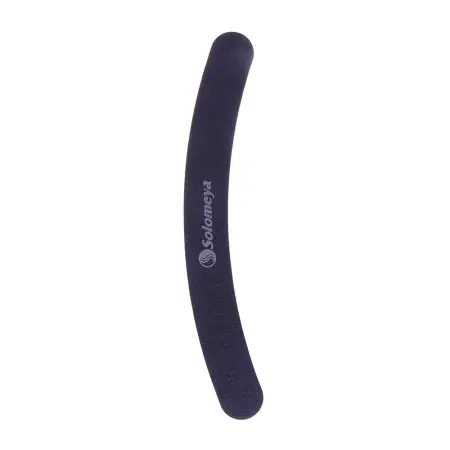 SOLOMEYA Пилка для ногтей 100/180 Бумеранг / Curved Black File - 1