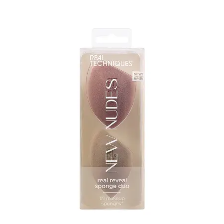 REAL TECHNIQUES Набор спонжей для макияжа / Real Techniques New Nudes Real Reveal Sponge Duo - 1