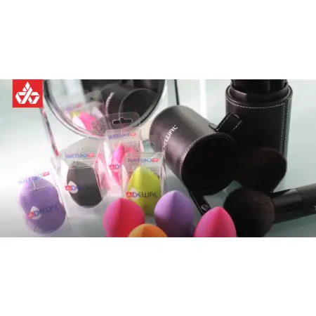 DEWAL PROFESSIONAL Губка макияжная фиолетовая 1 шт - 2