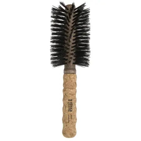 IBIZA HAIR Щетка круглая, закрученная для укладки волос, диаметр 70 мм (пробка) - 1