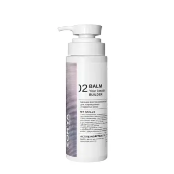 Бальзам восстанавливающий для поврежденных и пористых волос / Balm Your keratin builder 250 мл