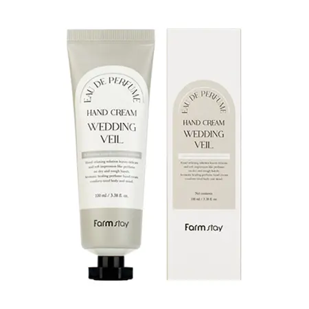 FARMSTAY Крем парфюмированный для рук с экстрактом дикой вишни / EAU DE PERFUME HAND CREAM WEDDING VEIL 100 мл - 2