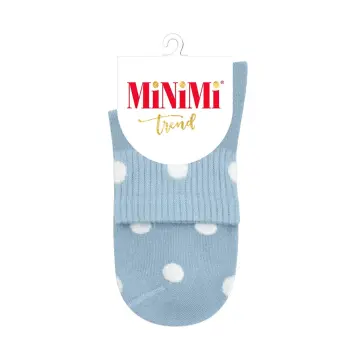 Носки женские с высокой резинкой в горошек Blu Сhiaro 39-41 / MINI TREND 4209