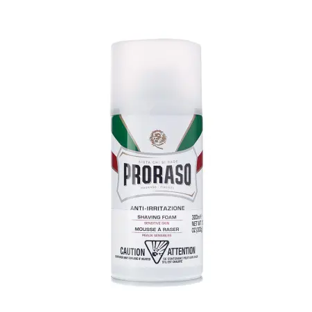 PRORASO Пена для бритья для чувствительной кожи с зеленым чаем и овсом 300 мл - 1