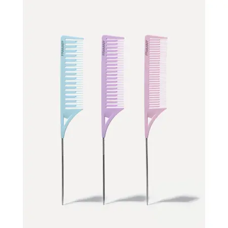 FRAMAR Комплект расчёсок для набора прядей, цвета пастели / Dreamweaver Comb Pastel - 2
