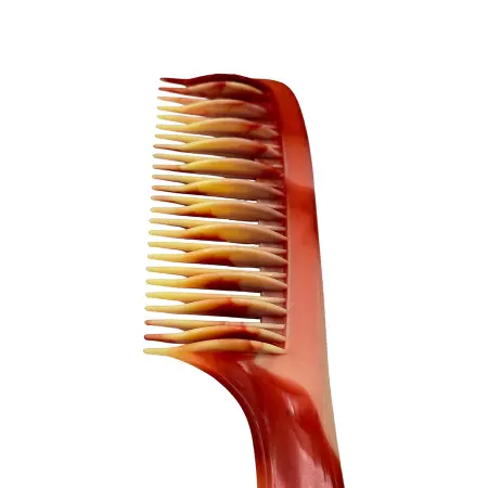 IWOU PROFESSIONAL Расческа-гребень Градиент бело-красная 21см - 2