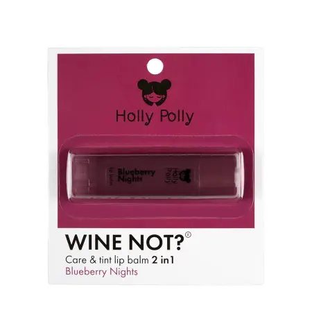 HOLLY POLLY Бальзам оттеночный для губ, сливово-винный / WINE NOT? Blueberry Nights 4,9 гр - 4