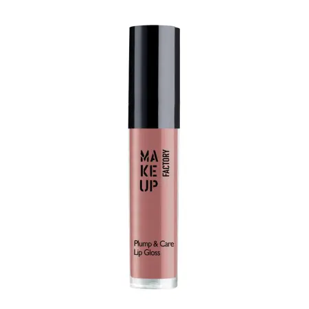 MAKE UP FACTORY Блеск для губ, 32 нюдовая мечта / Plump & Care Gloss 4 мл - 1