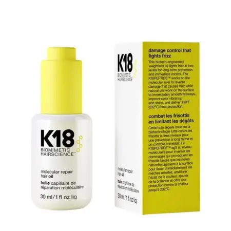 K-18 Масло-бустер для молекулярного восстановления волос / Molecular repair hair oil 30 мл - 2