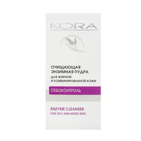 KORA Пудра энзимная очищающая для жирной и комбинированной кожи 100 мл - 3