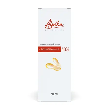 АЛЬПИКА Пилинг мультикислотный с янтарной кислотой 40% 30 мл - 2