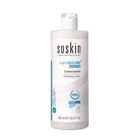 SOSKIN Молочко смягчающее очищающее для тела / Hydrasecure Cleansing Cream 400 мл - 1