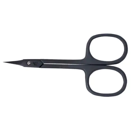 DEWAL PROFESSIONAL Ножницы для кутикулы Black Edition, черные матовые (306black) - 3