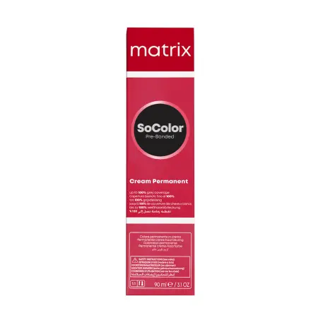 MATRIX 5RV краситель перманентный аммиачный, светлый шатен красно-перламутровый / SoColor Pre-Bonded 90 мл - 3