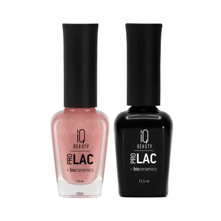 IQ BEAUTY 064 лак для ногтей укрепляющий с биокерамикой / Nail polish PROLAC + bioceramics 12.5 мл - 4