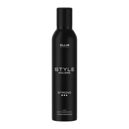 OLLIN PROFESSIONAL Мусс для укладки волос сильной фиксации / STYLE 200 мл - 1