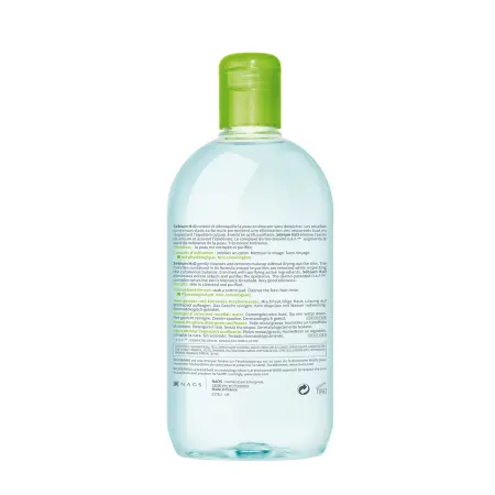 BIODERMA Вода мицеллярная себиум / Н2О 500 мл - 3