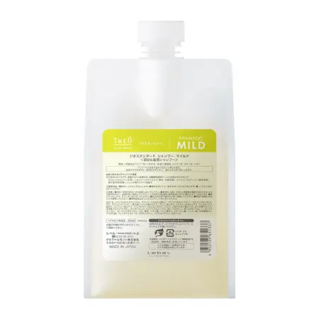 LEBEL Шампунь увлажняющий для мужчин / THEO Standard SHAMPOO MILD, Refill 1000 мл - 1