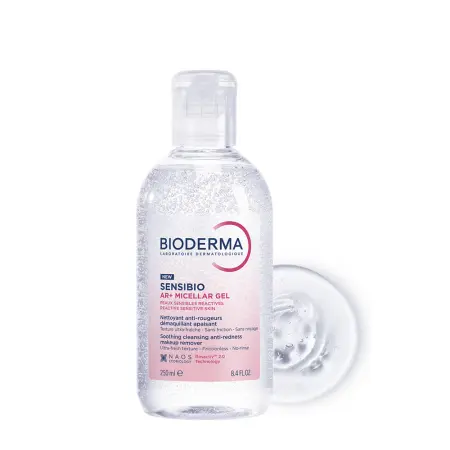 BIODERMA Гель мицеллярный очищающий для кожи с покраснениями / Sensibio AR+ 250 мл - 2