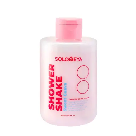 SOLOMEYA Гель-шейк для душа Сладкая Гуава / Shower shake Sweet Guava 300 мл - 2
