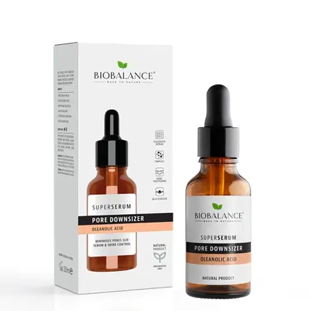 BIOBALANCE Сыворотка для лица для сужения пор с олеаноловой кислотой / SUPER SERUM PORE DOWNSIZER OLEANOLIC ACID 30 мл - 2
