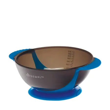 DEWAL PROFESSIONAL Чаша для краски с двумя ручками, с прорезиненной вставкой (синяя) 300 мл - 1
