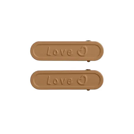 KOSMO SHTUCHKI Набор заколок love 2 шт, цвет в ассортименте / KosmoShtuchki - 2