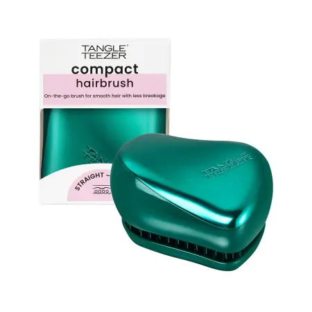 TANGLE TEEZER Расческа для волос / Compact Styler Green Jungle - 7