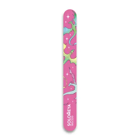 SOLOMEYA Пилка для ногтей 180/220 / Lil dragons Nail File 1 шт - 1