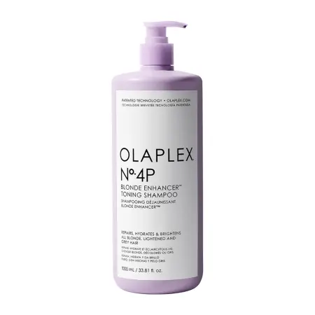 OLAPLEX Шампунь тонирующий Система защиты светлых волос / No.4P Blonde Enhancer Toning Shampoo 1000 мл - 1