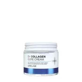Крем придающий эластичность для лица с коллагеном / Lebelage Dr.Collagen Cure Cream 70 мл