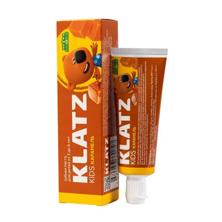 KLATZ Паста зубная Мимимишки карамель, без фтора / Klatz KIDS 40 мл - 3
