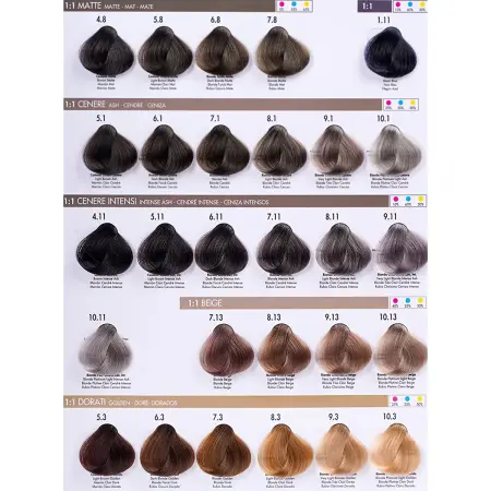 DIKSON 9D/SL краска для волос чень светло-белокурый золотистый яркий 9/33 / Dikson Color 120 мл - 3