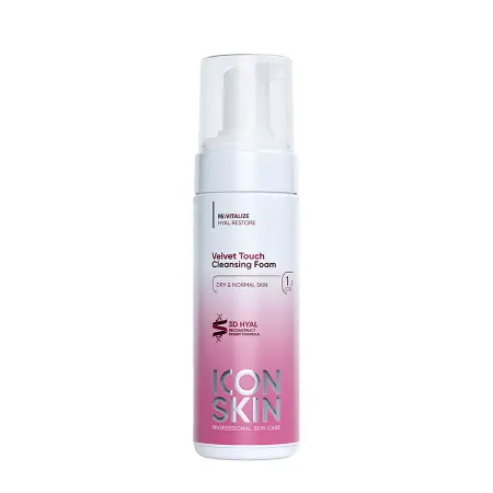 ICON SKIN Пенка очищающая для умывания Бархатное прикосновение / Re: Vitalize Velvet Touch Cleansing Foam 175 мл - 3